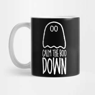 Calm The Boo Down Funny Halloween Ghost Mug